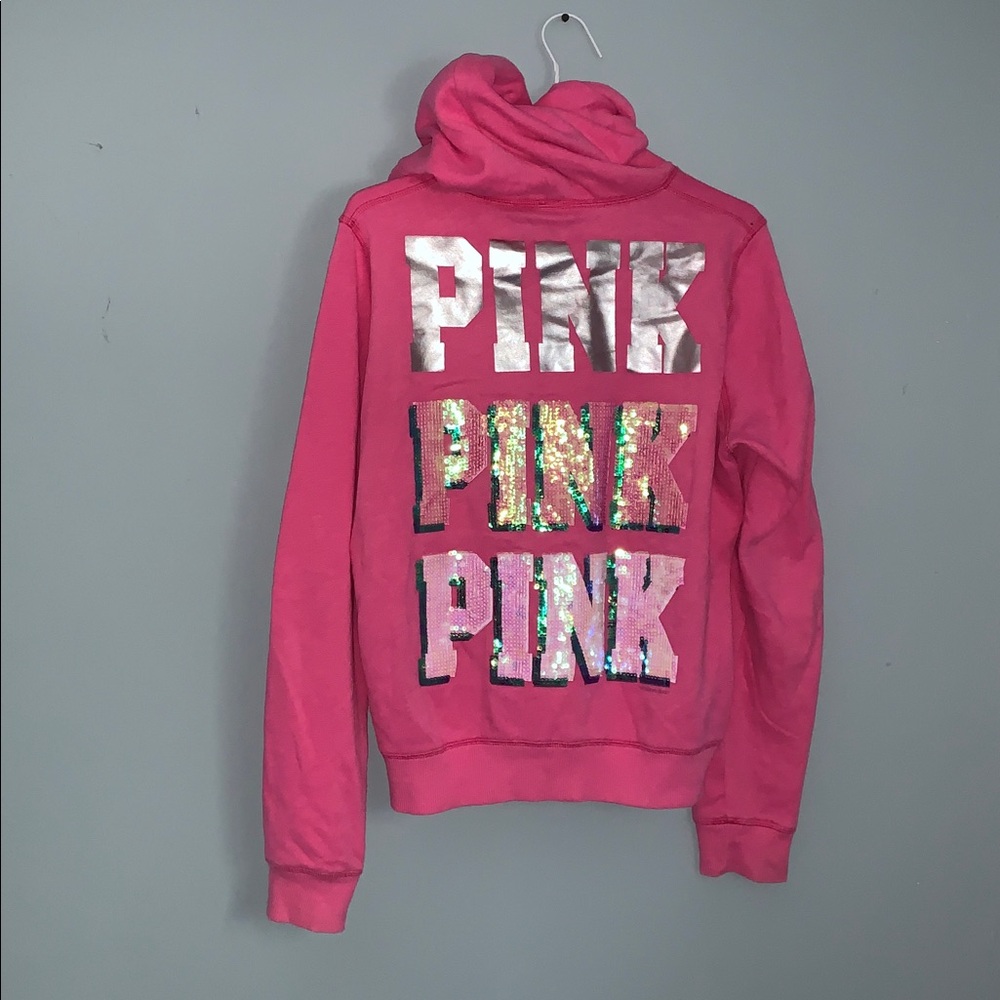 Vs sequin full zip